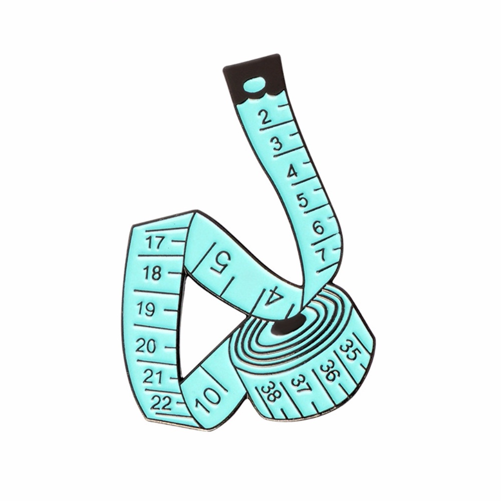 NEW Ruler Enamel Pin Brooch - Picture 7 of 8